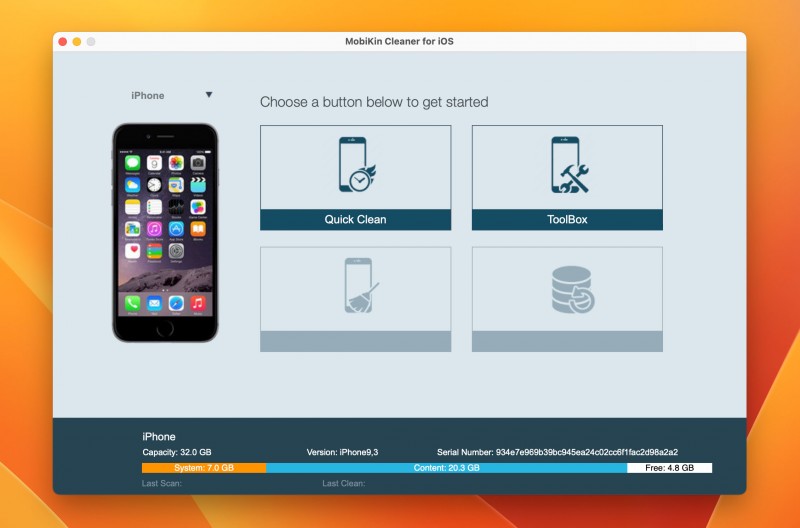 MobiKin Cleaner for iOS