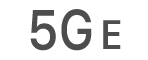 5G E 状态图标。