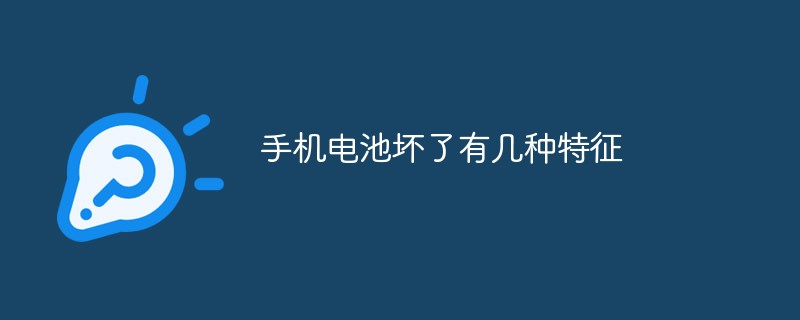 手机电池坏了有几种特征