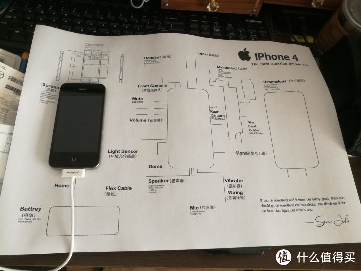 低成本手机拆机装裱框制作教程（DIY iPhone拆机裱框摆件）