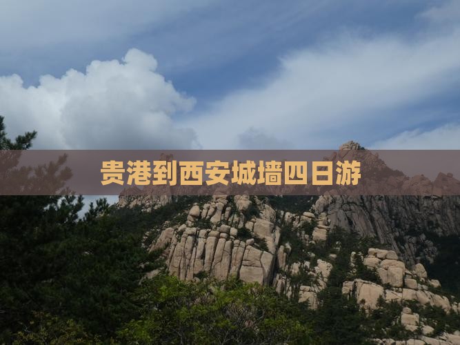 贵港到西安城墙四日游